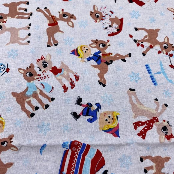 Rudolf the Red Nose Reindeer queen size handmade pillowcase misfit toys Herbie - Picture 4 of 11